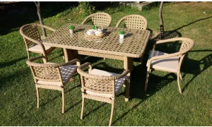 Lima Berlin Bahçe ve Balkon Masa Seti (Eskitme)