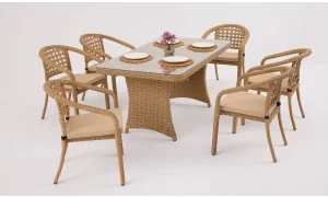 Lima Berlin Bahçe ve Balkon Masa Seti (Eskitme)