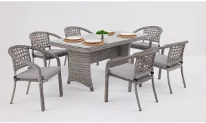 Lima Berlin Bahçe ve Balkon Masa Seti (Stone)