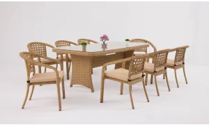 Lima Lizbon Bahçe ve Balkon Masa Seti (Eskitme)