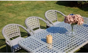 Lima Lizbon Bahçe ve Balkon Masa Seti (Stone)