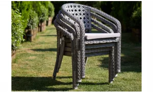 Lima Lizbon Bahçe ve Balkon Masa Seti (Stone)