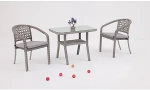 Lima Mali Bahçe ve Balkon Masa Seti (Stone)