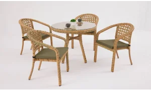 Lima Nepal Bahçe ve Balkon Masa Seti (Elvan)