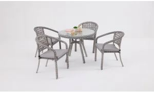 Lima Nepal Bahçe ve Balkon Masa Seti (Stone)