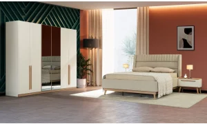 Liza 6 Kapaklı Gardrop