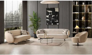 Loft 3lü Koltuk (Krem)