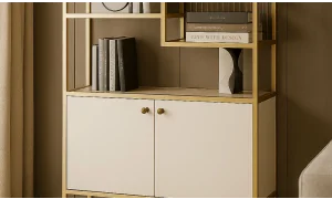 Luna Kapaklı Gold Vitrin