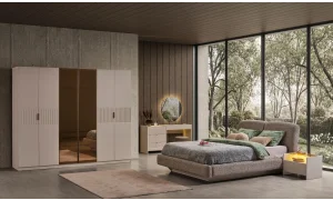 Lunax 6 Kapaklı Gardrop