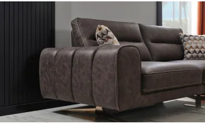 Magnora Kahve 3lü Koltuk