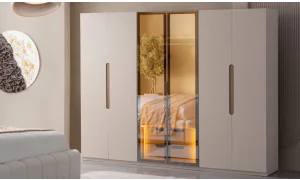 Maldiv 6 Kapaklı Gardrop