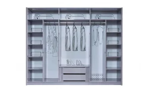 Malta 6 Kapaklı Gardrop