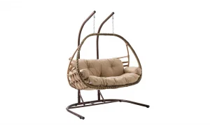 Malta Beyaz Double Salıncak