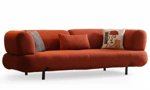 Manetti Yataklı Kırmızı Koltuk Takımı