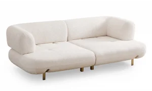 Manetti Yataklı Krem Koltuk Takımı