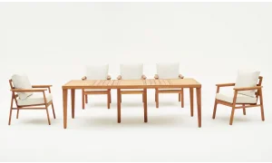 Marmaris Yemek Masası Takımı (İroko)