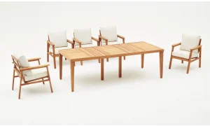 Marmaris Yemek Masası Takımı (İroko)