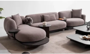 Melo Dinlenmeli Köşe Koltuk Takımı