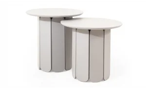 Metro Beyaz Yan Sehpa