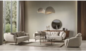 Meva Chester 3lü Koltuk