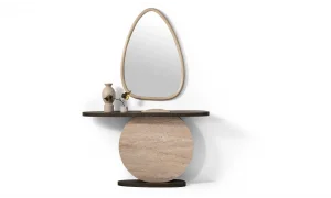 Milano Traverten Dresuar ve Ayna