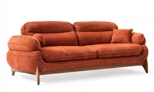 Mustang Turuncu 3lü Koltuk