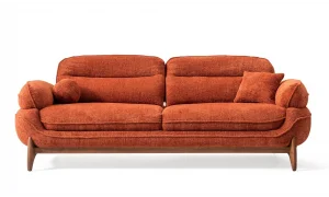 Mustang Turuncu 3lü Koltuk