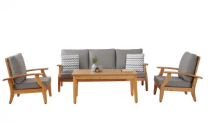 Naturel Teras Gri 4 Oturumlu Bahçe ve Balkon Takımı