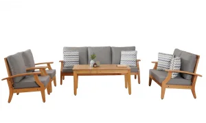 Naturel Teras Gri 5 Oturumlu Bahçe ve Balkon Takımı