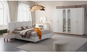 Nervür 6 Kapaklı Gardrop