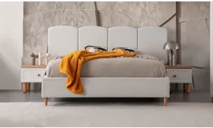 Nervür Beyaz Yatak Odası Takımı