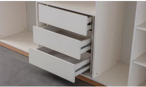 Nervür Beyaz Yatak Odası Takımı