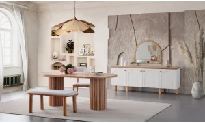 Nervür Yemek Masası