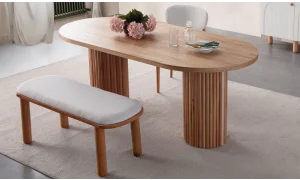 Nervür Yemek Masası Takımı