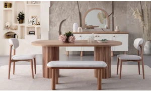 Nervür Yemek Odası Takımı