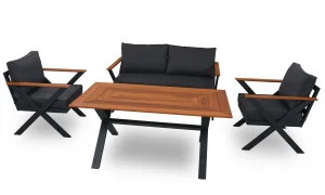 New York Mini İroko Bahçe ve Balkon Takımı