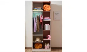 Nora Tek Kapaklı Dolap (Açık Raflı)