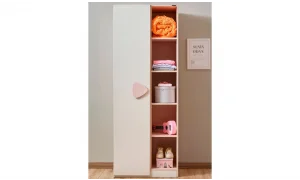 Nora Tek Kapaklı Dolap (Açık Raflı)