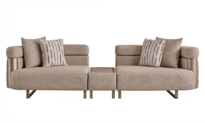Oslo Luxury Sehpalı 3lü Koltuk