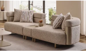 Oslo Luxury Sehpalı 3lü Koltuk