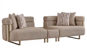 Oslo Luxury Sehpalı 3lü Koltuk