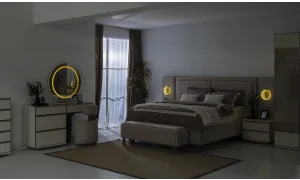 Pamukkale Bazalı Karyola (160x200)