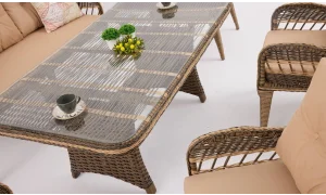 Pekin Bahçe ve Balkon Takımı (Kahve-XL)