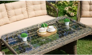 Peru Bahçe ve Balkon Takımı (Kahve)