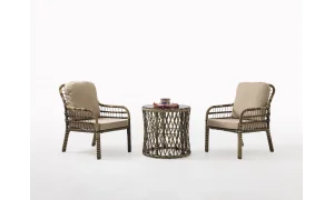 Pisa Bahçe ve Balkon Takımı (Açık Kahve - Tekli)