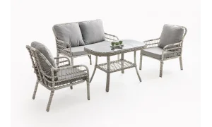 Pisa Bahçe ve Balkon Takımı (Beyaz - İkili)