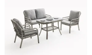 Pisa Bahçe ve Balkon Takımı (Gri - İkili)