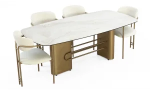 Porselen Salon Masası Takımı