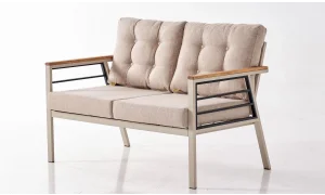 Praga Krem İkili Bahçe ve Balkon Takımı