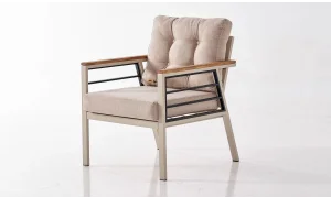 Praga Krem İkili Bahçe ve Balkon Takımı